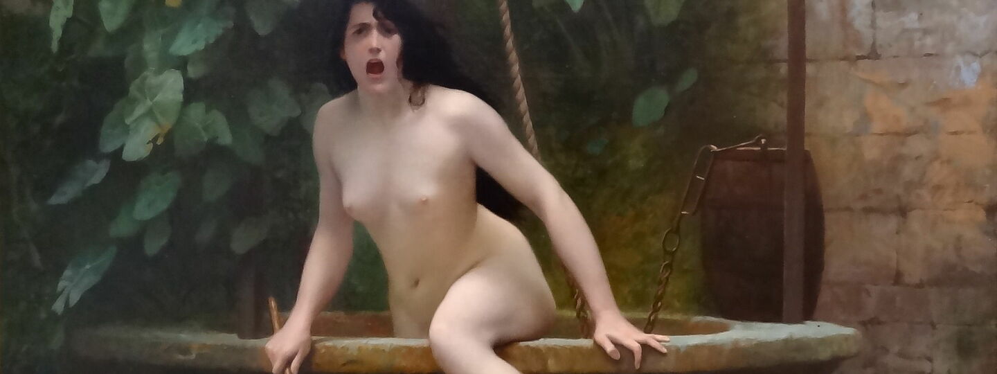 Truth Coming Out of Her Well to Shame Mankind, by Jean-Léon Gérôme