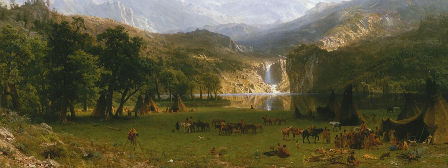 The Rocky Mountains, Lander's Peak, by Albert Bierstadt