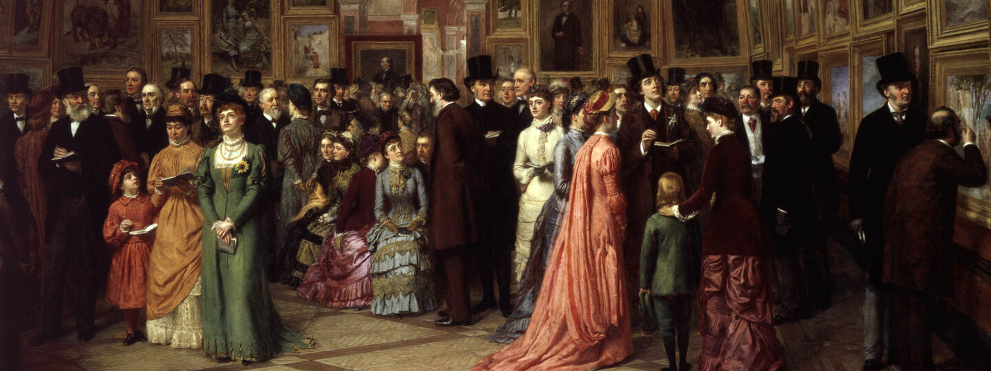 A Private View at the Royal Academy, by William Powell Frith