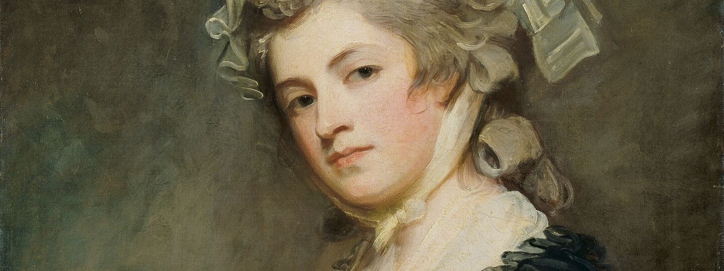 Mrs Mary Robinson, by George Romney