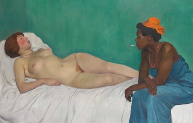 The White and the Black, by Félix Vallotton